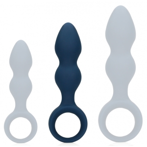 Plug TEARDROP BALTIC M 10.5 x 3.5cm Bleu