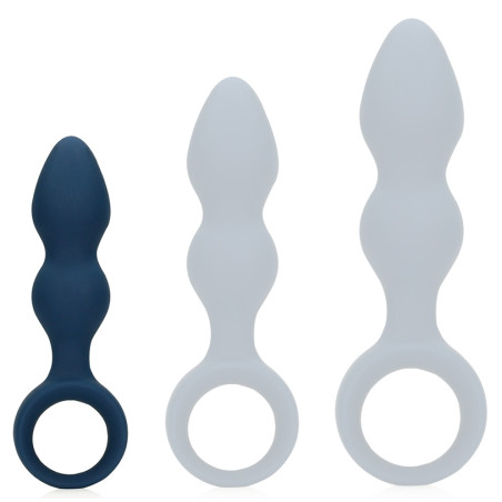 Plug Silicone TEARDROP BALTIC S 9 x 3cm Bleu