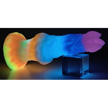 Gode Phosphorescent BLIENY 17 x 6.5cm Multicolore