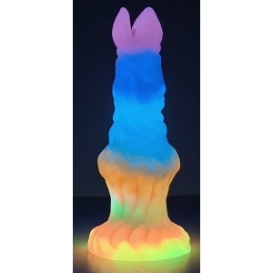 Gode Phosphorescent BLIENY 17 x 6.5cm Multicolore