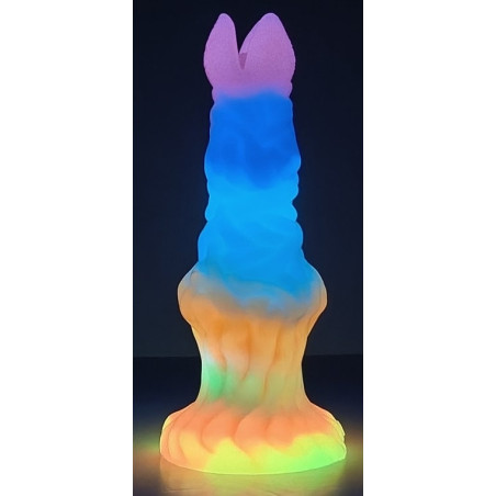 Gode Phosphorescent BLIENY 17 x 6.5cm Multicolore