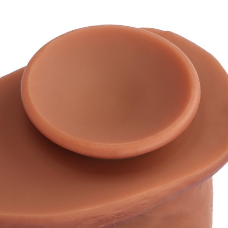 Gode Réaliste SHANEY S 17 x 6cm Marron Rougi