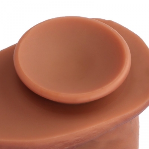 Gode Réaliste SHANEY M 19 x 6.5cm Marron Rougi