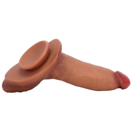 Gode Réaliste SHANEY S 17 x 6cm Marron Rougi