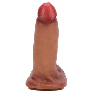 Gode Réaliste SHANEY M 19 x 6.5cm Marron Rougi