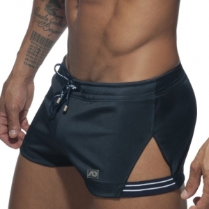 Short SIDE STRIPE Bleu marine