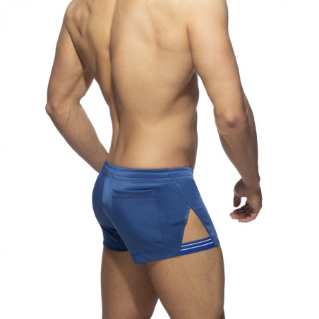 Short SIDE STRIPE Bleu