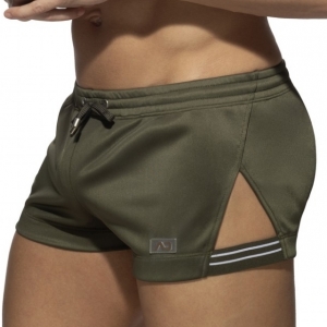 Short SIDE STRIPE Kaki