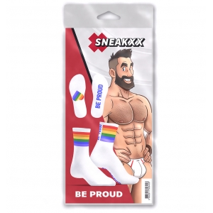 Chaussettes Rainbow BE PROUD SneakXX