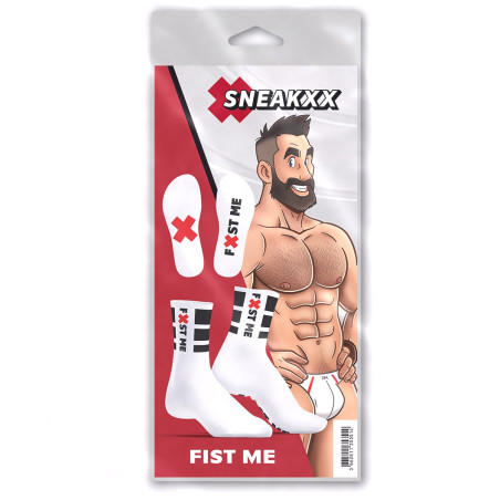 Chaussettes blanches FIST ME SneakXX