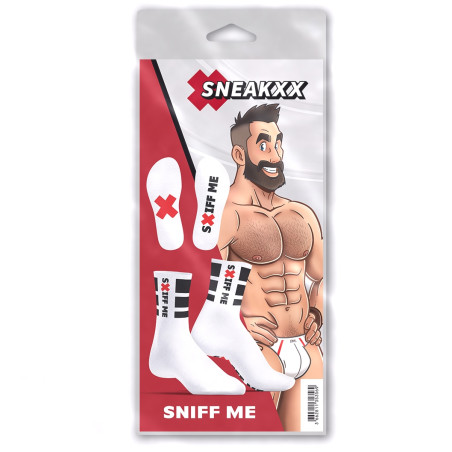 Chaussettes blanches SNIFF ME SneakXX