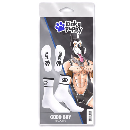 Chaussettes GOOD BOY Blanc-Noir