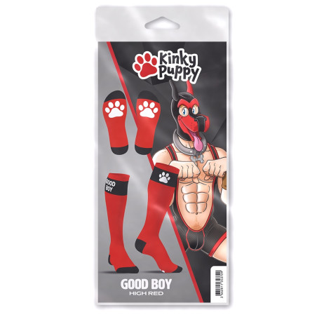Chaussettes hautes BIG GOOD BOY Rouges