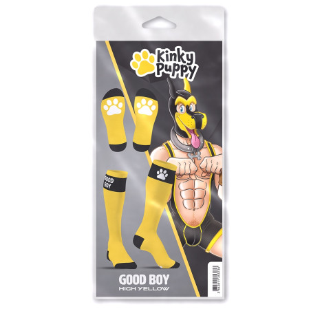 Chaussettes hautes BIG GOOD BOY Jaunes