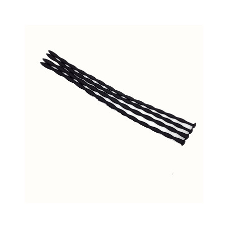 Lot de 4 Tiges d'urètre en silicone 30 cm - Diamètre de 3 à 6mm