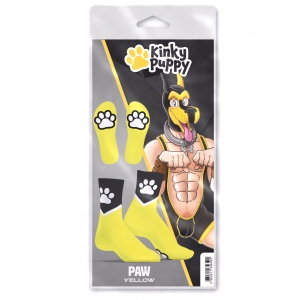 Chaussettes jaune fluo PAW Kinky Puppy