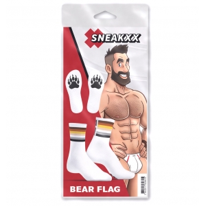 Chaussettes blanches PROUD BEAR SneakXX