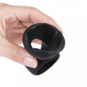 Ballstretcher en silicone BOLESTIK Noir - Diamètre 26 mm