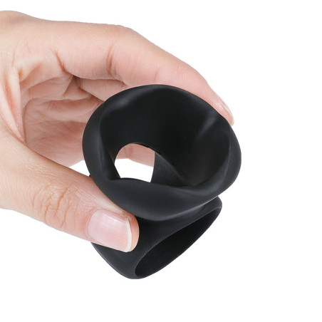 Ballstretcher en silicone BOLESTIK Noir - Diamètre 26 mm