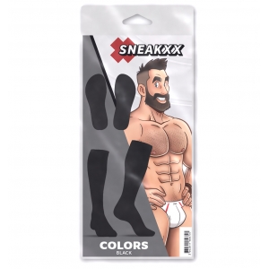 Chaussettes Hautes COLORS SneakXX Noires