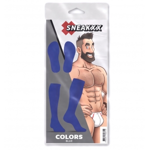 Chaussettes Hautes COLORS SneakXX Bleues