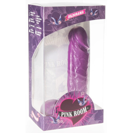 Gode violet réaliste P01 FELIX de Pink Room 13 x 3.8 cm