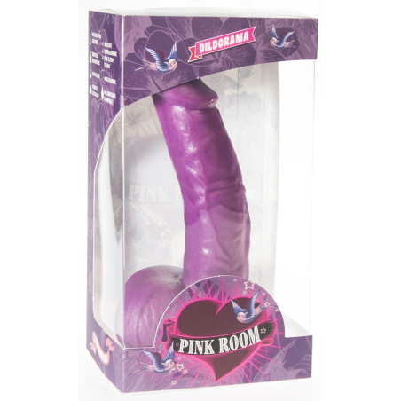 Gode violet réaliste P02 HARLEY 13 x 3.8 cm de Pink Room