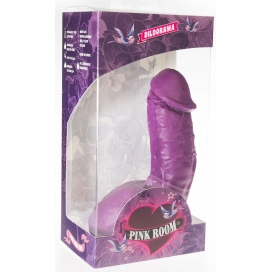 Gode violet réaliste P07 BILLY 13 x 5 cm de Pink Room 2