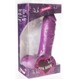 Gode réaliste violet P08 JORDAN 17 x 5.3 cm de Pink Room 2
