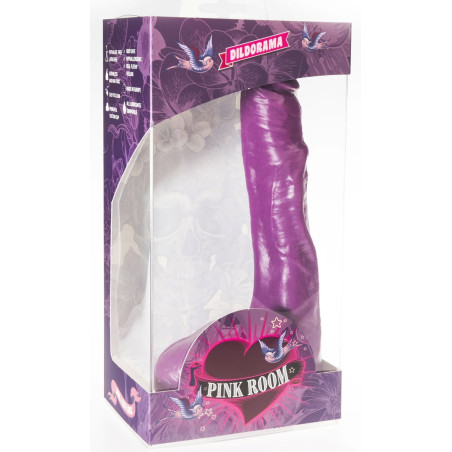 Gode réaliste violet P09 ETHAN 18 x 4.5 cm par Pink Room