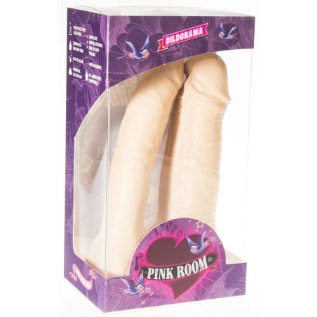Double gode P11 JACKSON de Pink Room | Deux godes réalistes