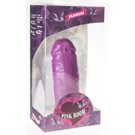 Gode violet réaliste P12 NATHAN de Pink Room 17 x 5.5 cm 2