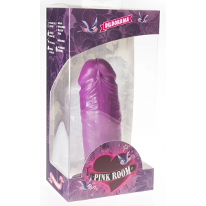 Gode violet réaliste P12 NATHAN de Pink Room 17 x 5.5 cm