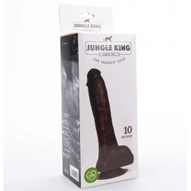 Gode réaliste marron JUNGLE KING de 18 x 5.2 cm 2
