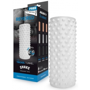 Masturbateur souple THE TRICKEL TUNNEL 15 cm Blanc