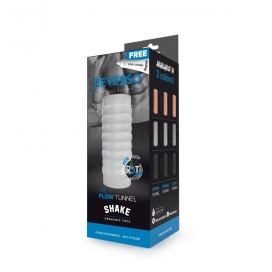 Masturbateur THE FLOW TUNNEL Blanc de Shake Reverso 2