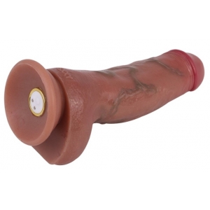 Gode Vibrant SKINNIER MARIO 14 x 4.6cm Marron Veiné