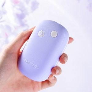 Double Stimulateur MAGICAL SUCK 5 x 2cm Violet