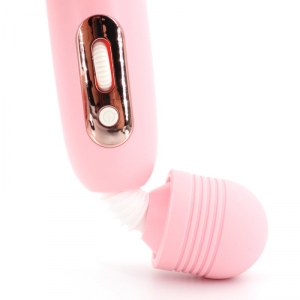 Wand MAGIC LOVE 26cm Tête 45mm Rose Pâle