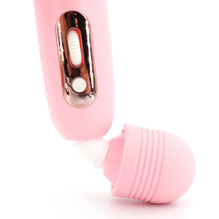 Wand MAGIC LOVE 26cm Tête 45mm Rose Pâle