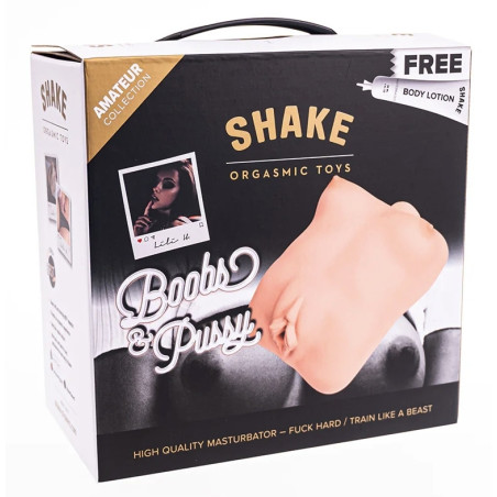 Masturbateur Pussy TINY CASE Shake Vulve et Seins