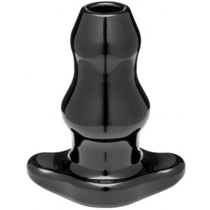 Double Tunnel Plug Noir Medium 9.5 x5.2 cm 