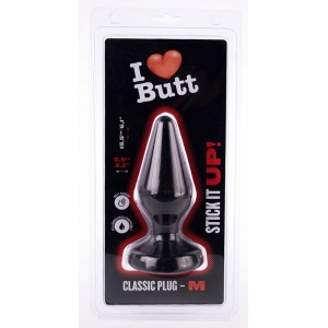 Plug noir CLASSIC M 13 x 5.3 cm de I Love Butt
