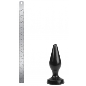 Plug noir CLASSIC M 13 x 5.3 cm de I Love Butt