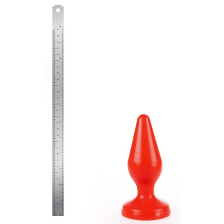 Plug rouge CLASSIC M 13 x 5.3 cm de I Love Butt