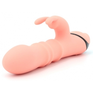 Vibro Rabbit THRUSTIES 13 x 3.8cm Saumon Noir