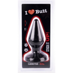 Plug CLASSIC XL 17 x 7.5 cm de I Love Butt Noir