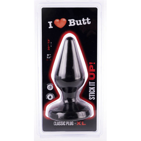 Plug CLASSIC XL 17 x 7.5 cm de I Love Butt Noir