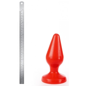 Plug rouge CLASSIX XL I Love Butt 17 x 7.5 cm