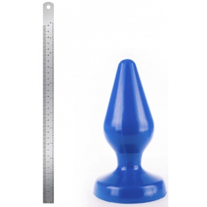 Plug bleu CLASSIC XXL I Love Butt de 20 x 9 cm